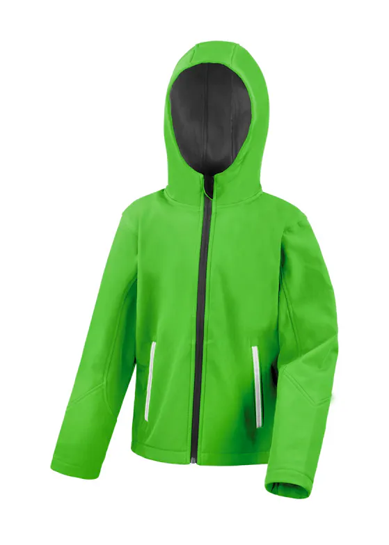 Result Junior TX Performance Hooded Soft Shell Jacket