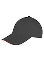 Result Memphis Brushed Cotton Low Profile Sandwich Peak Cap miniatuur