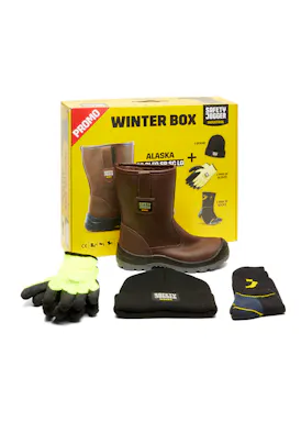 Safety Jogger Alaska S3L Werklaars Hoog Bruin Winter Promobox