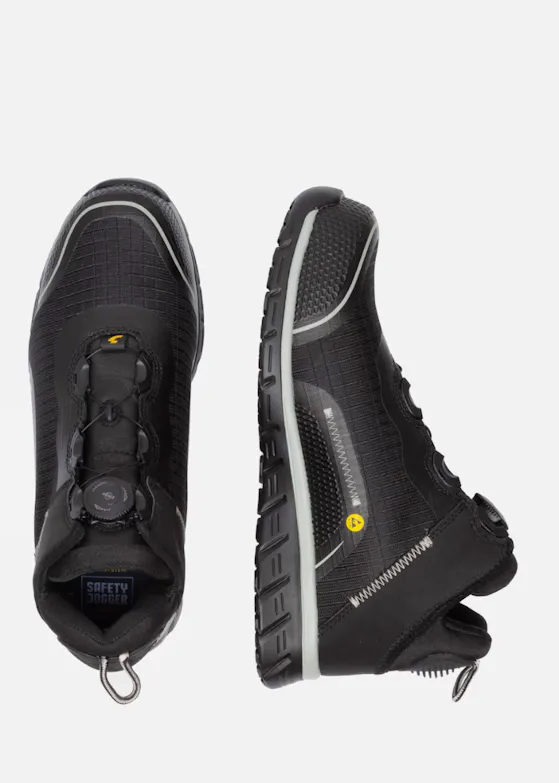 Safety Jogger Ligero 2 S1P TLS Halfhoge Werkschoen ESD SRC Black