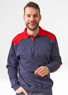 Santino Tesla 200136 Polosweater Regular Fit 2 Color-Line