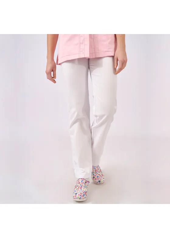 SHAE Care Dames Pantalon regular-fit Alice wit 20260A