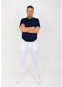 SHAE Care Heren Pantalon slim-fit James wit 25291A miniatuur
