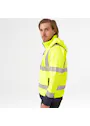 Sioen Gelamineerde Signalisatie Softshell Jas met Afneembare Kap Fuller 9933A2TU1 miniatuur