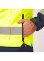 Sioen Gelamineerde Signalisatie Softshell Jas met Afneembare Kap Fuller 9933A2TU1 miniatuur