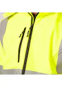 Sioen Gelamineerde Signalisatie Softshell Jas met Afneembare Kap Fuller 9933A2TU1 miniatuur