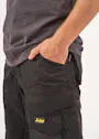 Snickers Workwear Stretch Loose Fit Korte Werkbroek 6153 miniatuur