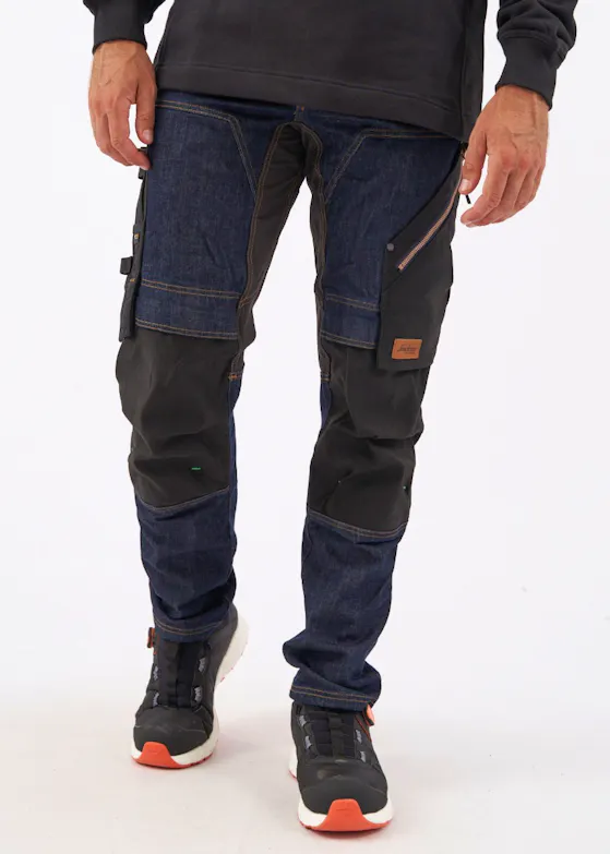 Snickers Workwear , FlexiWork Denim Werkbroek+ 6956
