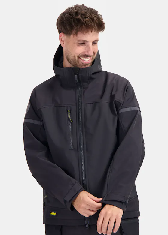 Snickers Workwear Softshell Stretch Jack met Capuchon 1226