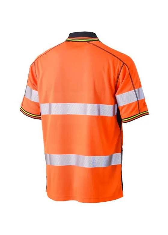Bisley EK1219T Poloshirt Taped Hi Vis Polyester Mesh
