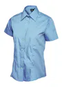 Uneek UC712 Overhemd Poplin Dames korte mouwen miniatuur