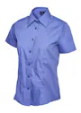 Uneek UC712 Overhemd Poplin Dames korte mouwen miniatuur