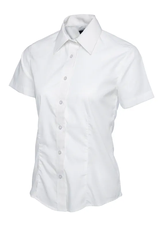 Uneek UC712 Overhemd Poplin Dames korte mouwen