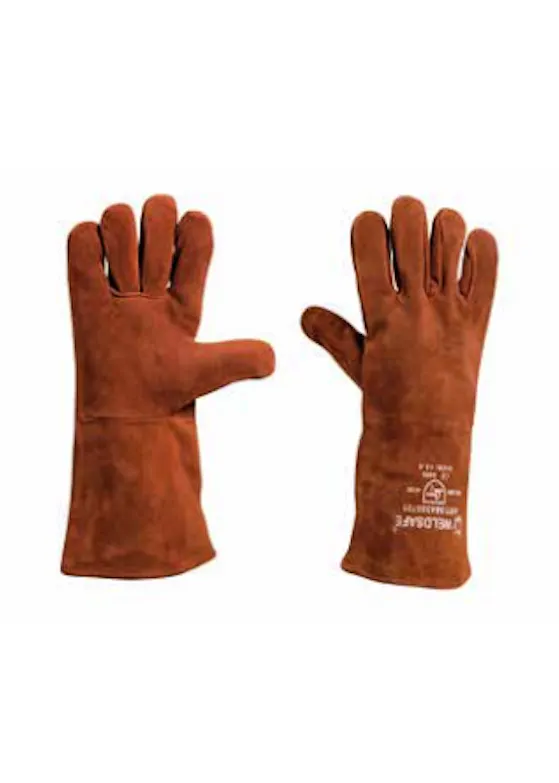 Weldsafe Hittebestendige Handschoen 725 Rundsplitleder