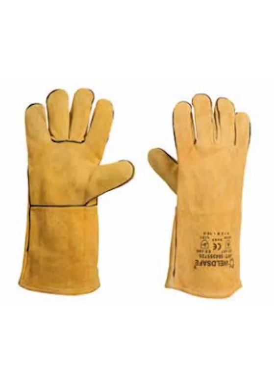 Weldsafe Lashandschoen Handschoen 726 Rundsplitleder