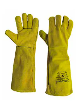 Weldsafe Lashandschoen Handschoen 728 Rundsplitleder