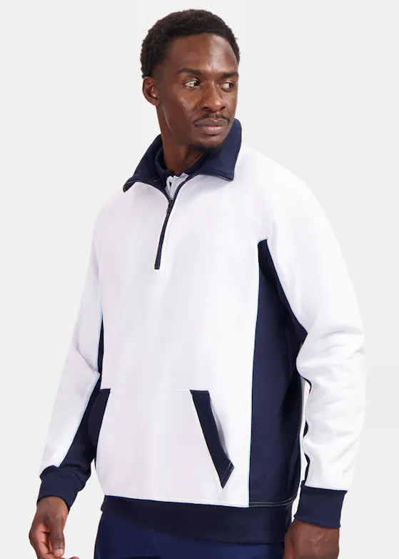 WorkMan 10.6.2701 Zipper Sweater Bi-colour Regular Fit