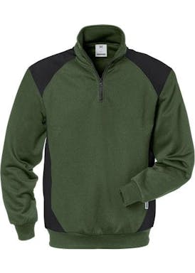 Fristads Skarup Sweater met Korte Rits 7048 SHV