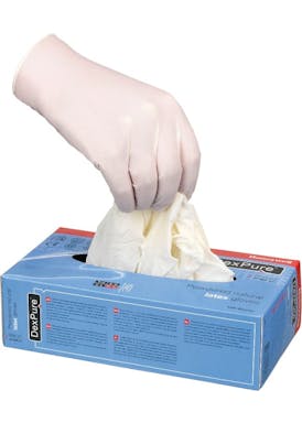 Honeywell 4580021 Dexpure Latex Gepoederd Werkhandschoen (100 st.)