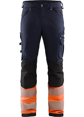 Blåkläder 1193 High Visibility Werkbroek met 4-weg Stretch zonder Spijkerzakken