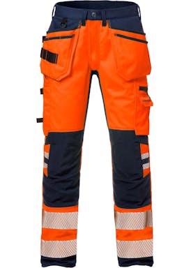 Fristads Stiby High Vis Werkbroek Stretch Klasse 2 2707 Plu