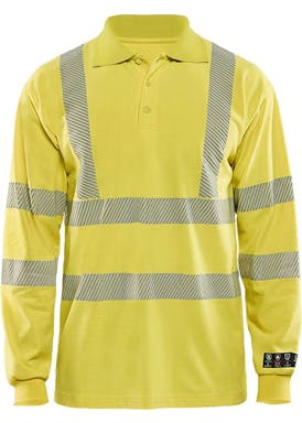 Blåkläder 3439 Multinorm Piqué polo lange mouw