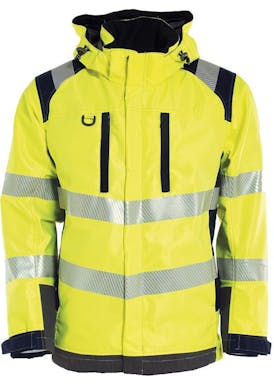 Tranemo Hi-Vis Shell Jack Met Voering Shell FR