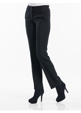 Chaud Devant Dames Zwart Pantalon