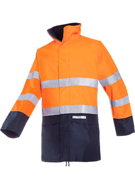 Sioen N3 Vlamvertragende en Antistatische Signalisatie Reaven Regenparka